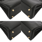 HERMES エルメス ケリー25 タッチ 内縫い ブラック Z刻印(2021年頃) レディース トゴ リザード 2WAYバッグ 新同 中古 銀蔵