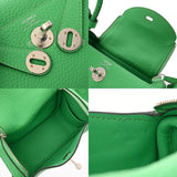 HERMES エルメス リンディ ミニ ヴェールコミック パラジウム金具 B刻印(2023年頃) レディース トリヨンクレマンス 2WAYバッグ 新同 中古 銀蔵