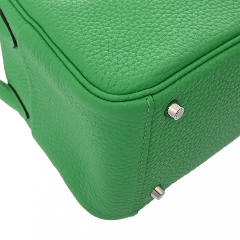 HERMES エルメス リンディ ミニ ヴェールコミック パラジウム金具 B刻印(2023年頃) レディース トリヨンクレマンス 2WAYバッグ 新同 中古 銀蔵