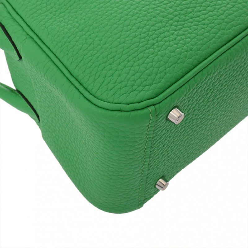 HERMES エルメス リンディ ミニ ヴェールコミック パラジウム金具 B刻印(2023年頃) レディース トリヨンクレマンス 2WAYバッグ 新同 中古 銀蔵