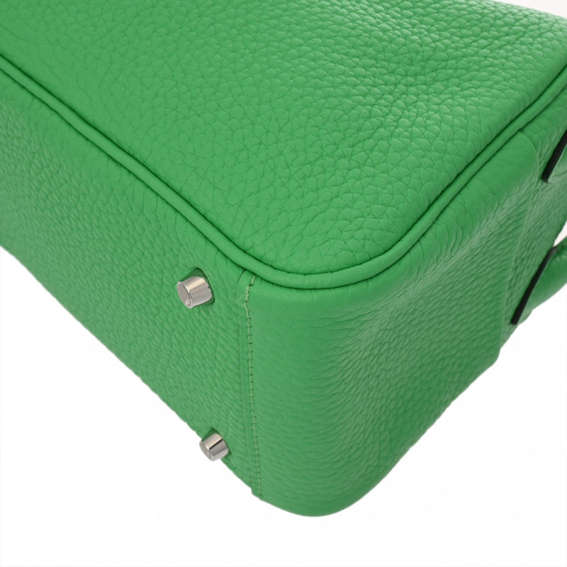 HERMES エルメス リンディ ミニ ヴェールコミック パラジウム金具 B刻印(2023年頃) レディース トリヨンクレマンス 2WAYバッグ 新同 中古 銀蔵