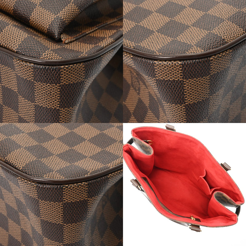 LOUIS VUITTON ルイヴィトン ダミエ ユゼス ブラウン N51128 レディース ダミエキャンバス トートバッグ Aランク 中古 銀蔵