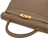 HERMES エルメス ケリー 32 内縫い 2WAY エトゥープ X刻印(2016年頃) レディース トゴ ハンドバッグ ABランク 中古 銀蔵