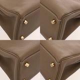 HERMES エルメス ケリー 32 内縫い 2WAY エトゥープ X刻印(2016年頃) レディース トゴ ハンドバッグ ABランク 中古 銀蔵