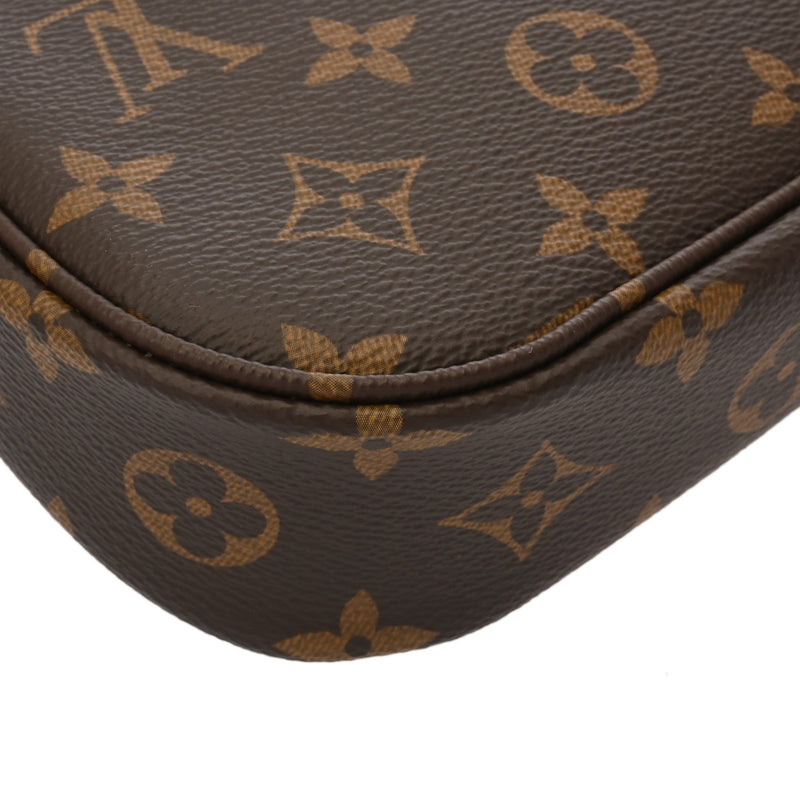 LOUIS VUITTON ルイヴィトン モノグラム ウォレットオンチェーンアイビー ブラウン M81911 レディース モノグラムキャンバス ショルダーバッグ 新同 中古 銀蔵