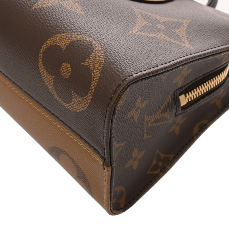 LOUIS VUITTON ルイヴィトン モノグラムリバース オンザゴー EW 2WAY ブラウン M46653 レディース モノグラムキャンバス ハンドバッグ 新同 中古 銀蔵