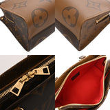 LOUIS VUITTON ルイヴィトン モノグラムリバース オンザゴー EW 2WAY ブラウン M46653 レディース モノグラムキャンバス ハンドバッグ 新同 中古 銀蔵