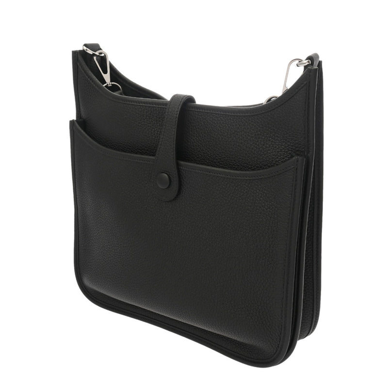 HERMES エルメス エブリン エヴリン3 PM ブラック B刻印(2023年頃) ユニセックス トリヨンクレマンス ショルダーバッグ Aランク 中古 銀蔵