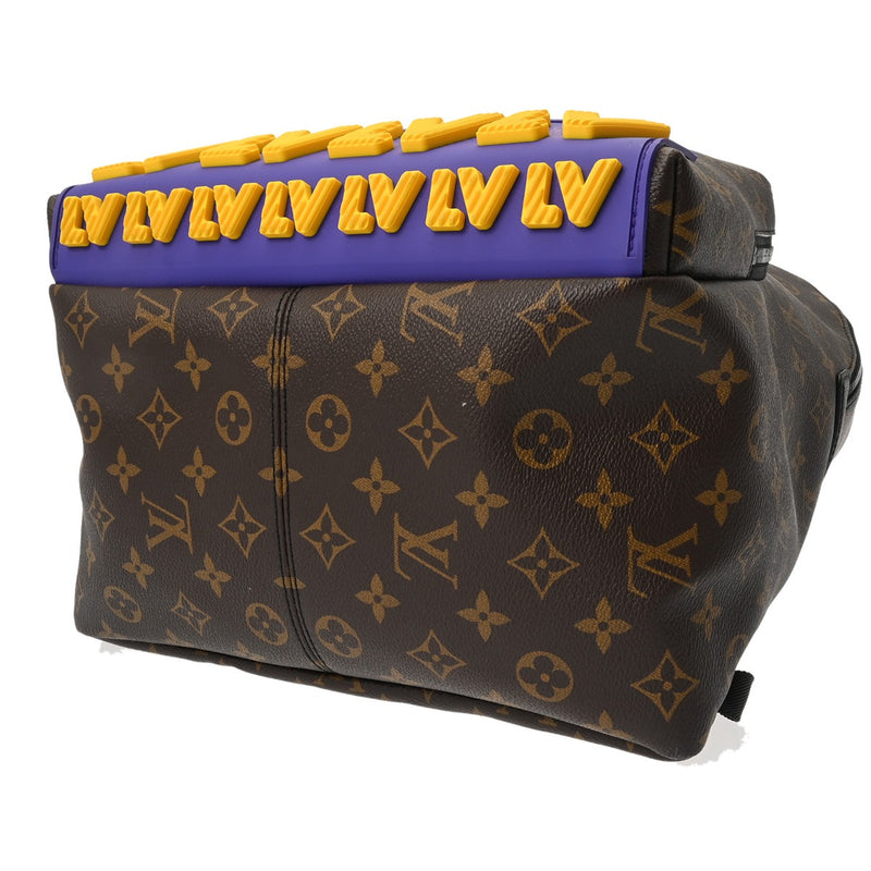 LOUIS VUITTON ルイヴィトン モノグラム LVラバー ディスカバリー バックパック PM ブラウン M57965 メンズ モノグラムキャンバス リュック・デイパック Aランク 中古 銀蔵