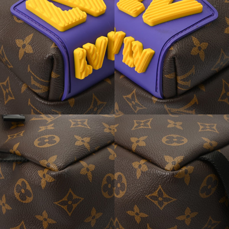 LOUIS VUITTON ルイヴィトン モノグラム LVラバー ディスカバリー バックパック PM ブラウン M57965 メンズ モノグラムキャンバス リュック・デイパック Aランク 中古 銀蔵