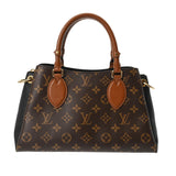LOUIS VUITTON ルイヴィトン モノグラム ヴァンドーム BB ノワール M46507 レディース モノグラムキャンバス カーフ ハンドバッグ Aランク 中古 銀蔵