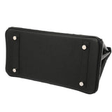 HERMES エルメス バーキン25 ブラック Z刻印(2021年頃) レディース オーストリッチ ハンドバッグ ABランク 中古 銀蔵