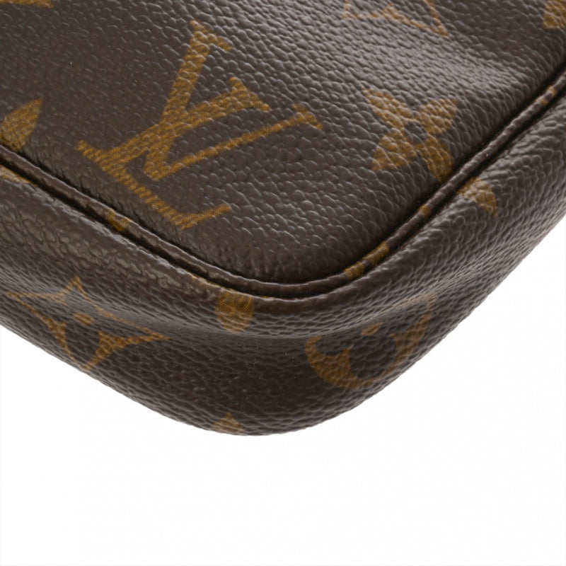 LOUIS VUITTON ルイヴィトン モノグラム ポシェット アクセソワール ブラウン M51980 レディース モノグラムキャンバス アクセサリーポーチ ABランク 中古 銀蔵
