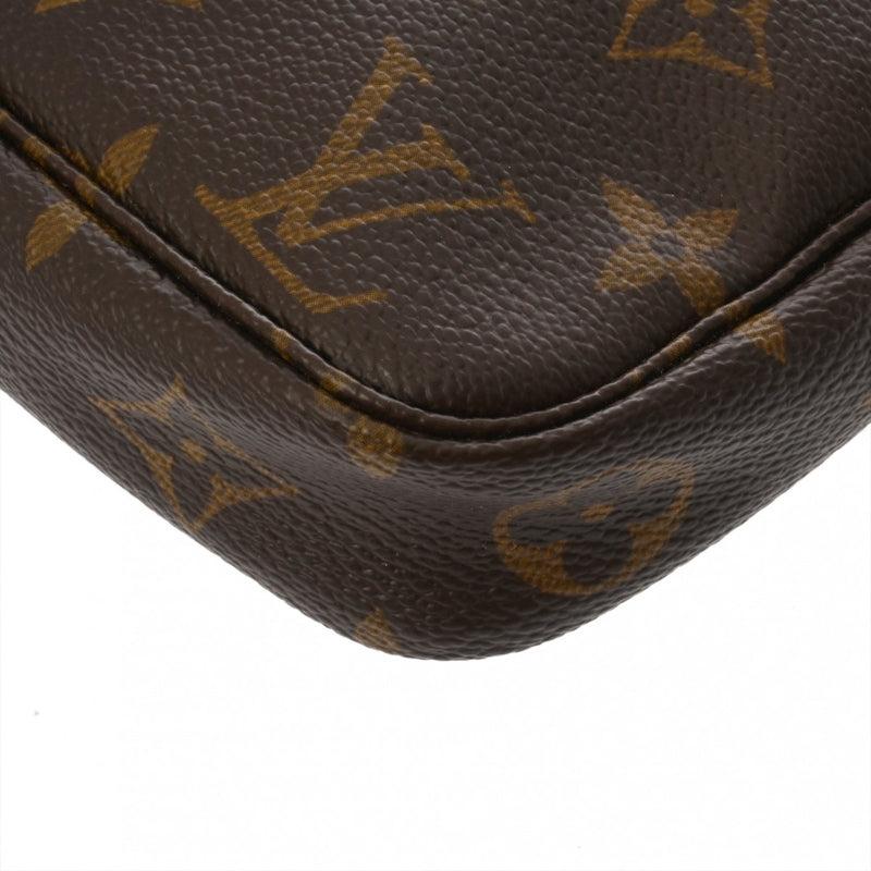 LOUIS VUITTON ルイヴィトン モノグラム ポシェット アクセソワール ブラウン M51980 レディース モノグラムキャンバス アクセサリーポーチ ABランク 中古 銀蔵