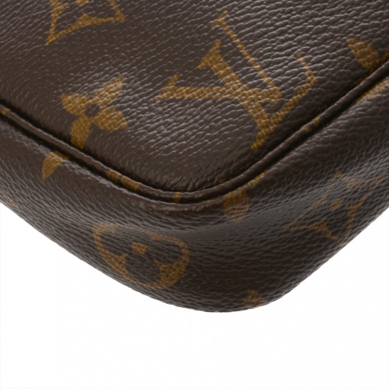 LOUIS VUITTON ルイヴィトン モノグラム ポシェット アクセソワール ブラウン M51980 レディース モノグラムキャンバス アクセサリーポーチ ABランク 中古 銀蔵