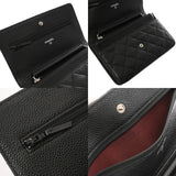 CHANEL シャネル マトラッセ チェーンウォレット ブラック A33814 レディース キャビアスキン ショルダーバッグ Aランク 中古 銀蔵