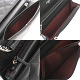 CHANEL シャネル マトラッセ チェーンウォレット ブラック A33814 レディース キャビアスキン ショルダーバッグ Aランク 中古 銀蔵