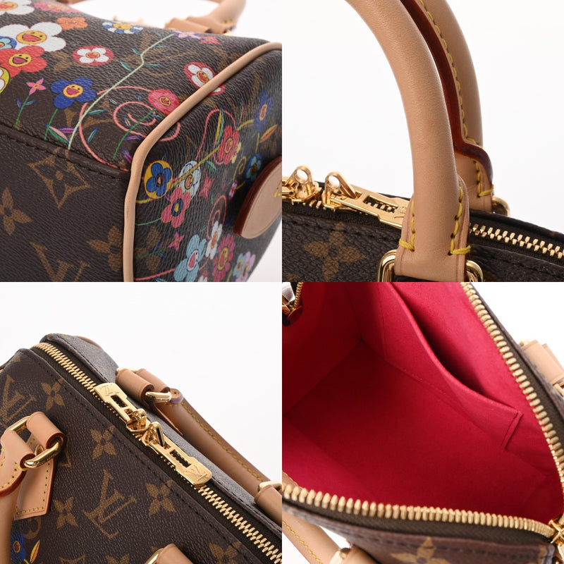 LOUIS VUITTON ルイヴィトン モノグラム スピーディバンドリエール 20 村上隆 コラボ ブラウン M14175 レディース モノグラムキャンバス ハンドバッグ 新同 中古 銀蔵
