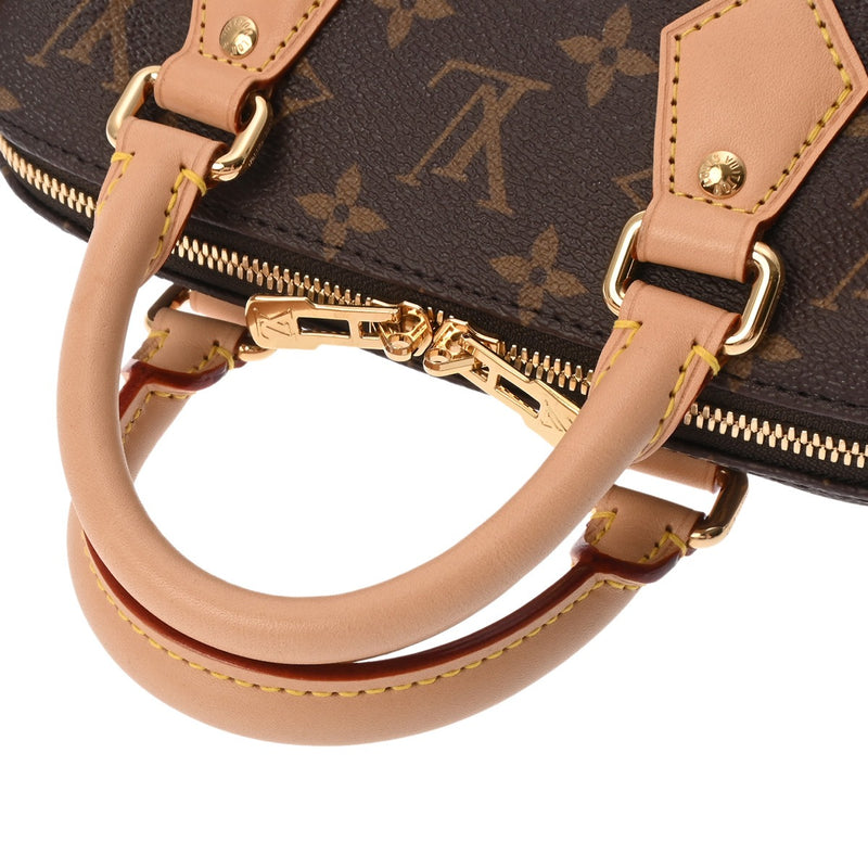 LOUIS VUITTON ルイヴィトン モノグラム スピーディバンドリエール 20 村上隆 コラボ ブラウン M14175 レディース モノグラムキャンバス ハンドバッグ 新同 中古 銀蔵