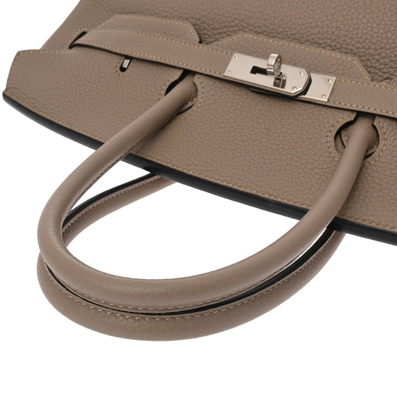 HERMES エルメス バーキン 35 トゥルティエールグレー □N刻印(2010年頃) ユニセックス トリヨンクレマンス ハンドバッグ ABランク 中古 銀蔵