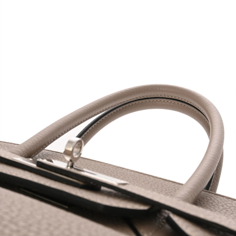 HERMES エルメス バーキン 35 トゥルティエールグレー □N刻印(2010年頃) ユニセックス トリヨンクレマンス ハンドバッグ ABランク 中古 銀蔵