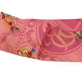 HERMES エルメス ツイリー EX-LIBRIS LES PARISIENNE ピンク レディース シルク100％ スカーフ Bランク 中古 銀蔵