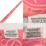 HERMES エルメス ツイリー EX-LIBRIS LES PARISIENNE ピンク レディース シルク100％ スカーフ Bランク 中古 銀蔵