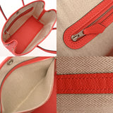 HERMES エルメス ガーデンパーティ TPM ローズジャイプール A刻印(2017年頃) レディース ヴォーエプソン ハンドバッグ Aランク 中古 銀蔵