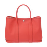 HERMES エルメス ガーデンパーティ TPM ローズジャイプール A刻印(2017年頃) レディース ヴォーエプソン ハンドバッグ Aランク 中古 銀蔵