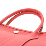 HERMES エルメス ガーデンパーティ TPM ローズジャイプール A刻印(2017年頃) レディース ヴォーエプソン ハンドバッグ Aランク 中古 銀蔵