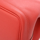 HERMES エルメス ガーデンパーティ TPM ローズジャイプール A刻印(2017年頃) レディース ヴォーエプソン ハンドバッグ Aランク 中古 銀蔵