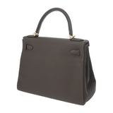 HERMES エルメス ケリー 28 内縫い エタン Y刻印(2020年頃) レディース トゴ ハンドバッグ Aランク 中古 銀蔵