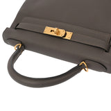 HERMES エルメス ケリー 28 内縫い エタン Y刻印(2020年頃) レディース トゴ ハンドバッグ Aランク 中古 銀蔵