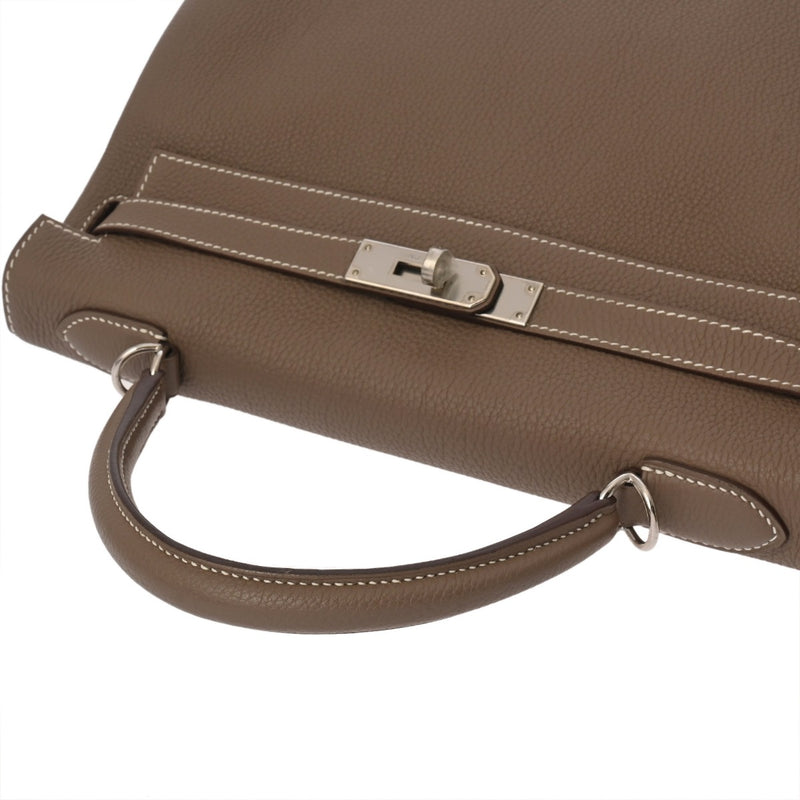 HERMES エルメス ケリー 32 内縫い 2WAY エトゥープ A刻印(2017年頃) レディース トゴ ハンドバッグ Aランク 中古 銀蔵
