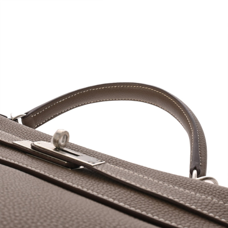 HERMES エルメス ケリー 32 内縫い 2WAY エトゥープ A刻印(2017年頃) レディース トゴ ハンドバッグ Aランク 中古 銀蔵