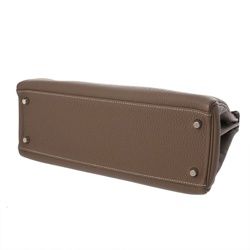 HERMES エルメス ケリー 32 内縫い 2WAY エトゥープ A刻印(2017年頃) レディース トゴ ハンドバッグ Aランク 中古 銀蔵