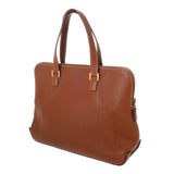 HERMES エルメス エスカパーダ ブラウン系 □E刻印(2001年頃) ユニセックス フィヨルド ハンドバッグ ABランク 中古 銀蔵