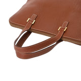 HERMES エルメス エスカパーダ ブラウン系 □E刻印(2001年頃) ユニセックス フィヨルド ハンドバッグ ABランク 中古 銀蔵