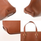 HERMES エルメス エスカパーダ ブラウン系 □E刻印(2001年頃) ユニセックス フィヨルド ハンドバッグ ABランク 中古 銀蔵