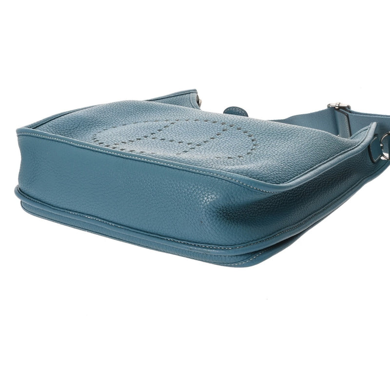 HERMES エルメス エブリン 3 PM ブルージーン □P刻印(2012年頃) ユニセックス トリヨンクレマンス ショルダーバッグ Bランク 中古 銀蔵