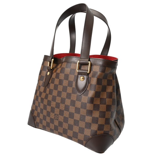LOUIS VUITTON ルイヴィトン ダミエ ハムステッド PM ブラウン N51205 レディース ダミエキャンバス ハンドバッグ Aランク 中古 銀蔵