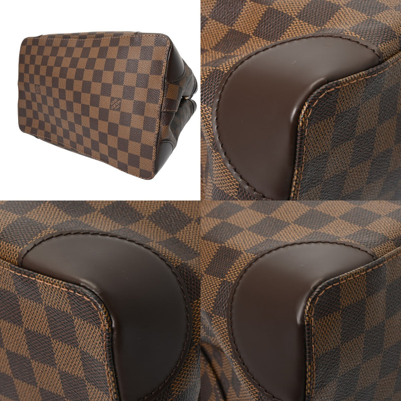 LOUIS VUITTON ルイヴィトン ダミエ ハムステッド PM ブラウン N51205 レディース ダミエキャンバス ハンドバッグ Aランク 中古 銀蔵