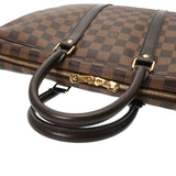 LOUIS VUITTON ルイヴィトン ダミエ ポルトドキュマン ヴォワヤージュ ブラウン N41124 メンズ ダミエキャンバス ビジネスバッグ ABランク 中古 銀蔵