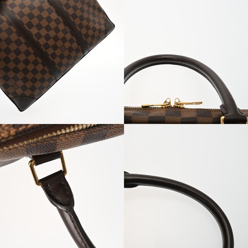 LOUIS VUITTON ルイヴィトン ダミエ ポルトドキュマン ヴォワヤージュ ブラウン N41124 メンズ ダミエキャンバス ビジネスバッグ ABランク 中古 銀蔵