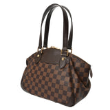 LOUIS VUITTON ルイヴィトン ダミエ ヴェローナ PM ブラウン N41117 レディース ダミエキャンバス ハンドバッグ Aランク 中古 銀蔵
