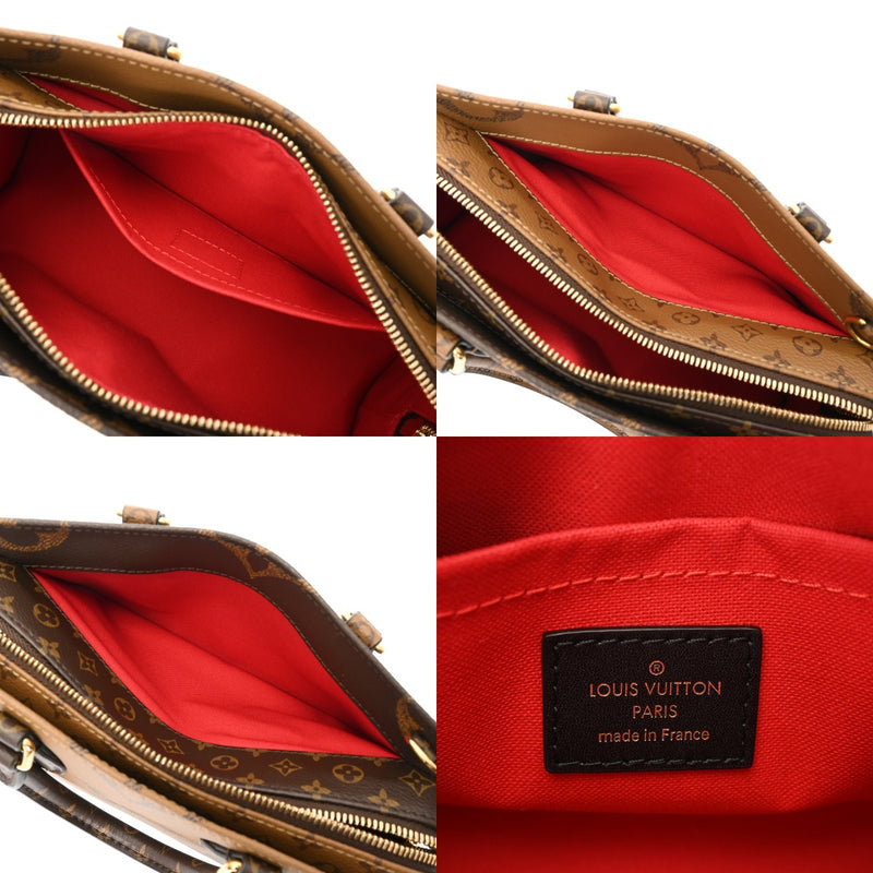 LOUIS VUITTON ルイヴィトン モノグラムジャイアント オンザゴー EW 2WAY ブラウン M46653 レディース モノグラムリバースキャンバス ハンドバッグ Aランク 中古 銀蔵