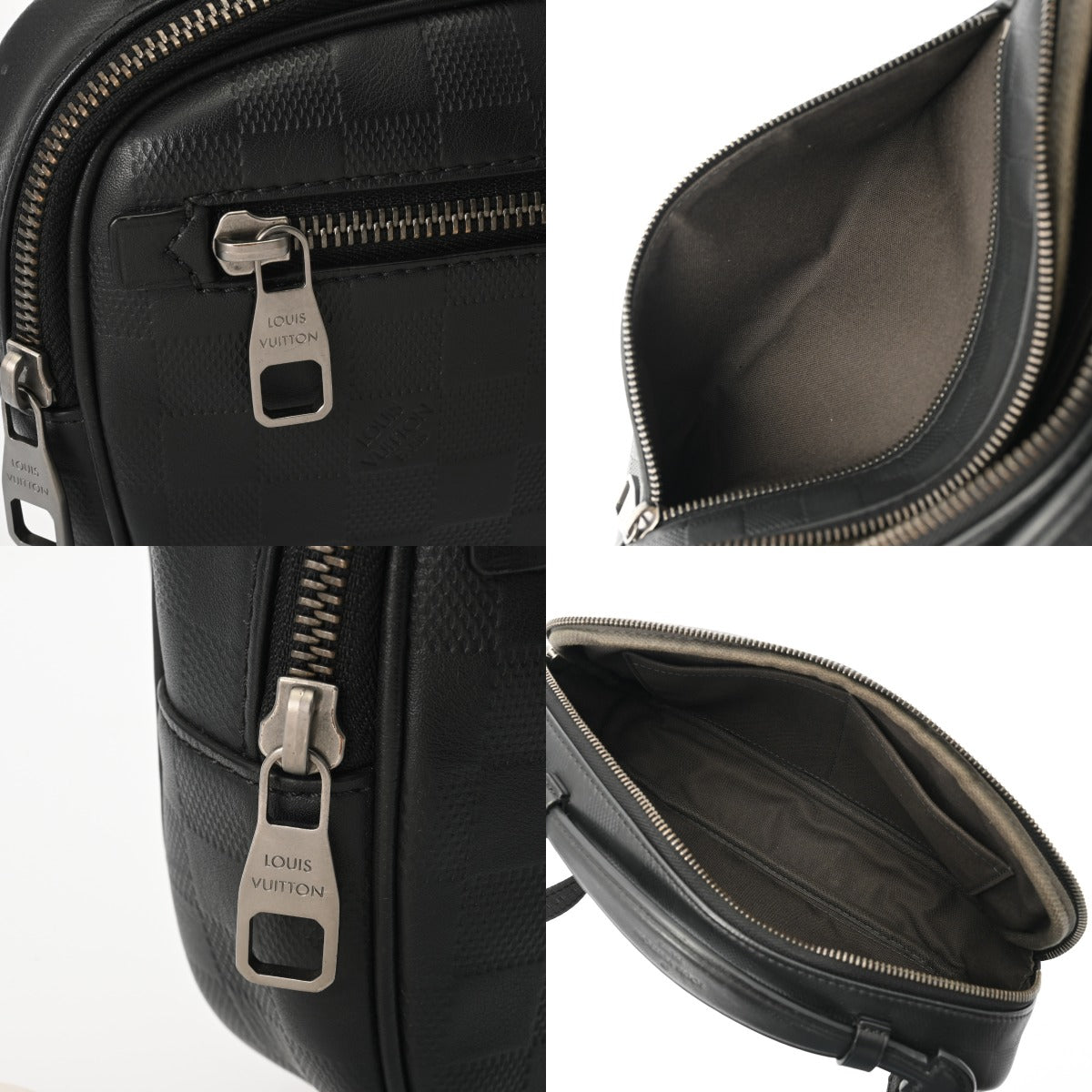 【人気商品】ルイ ヴィトン ダミエアンフィニ アンブレール N41288 メンズ LOUIS VUITTON ルイヴィトン ダミエアンフィニ アンブレール オニキス