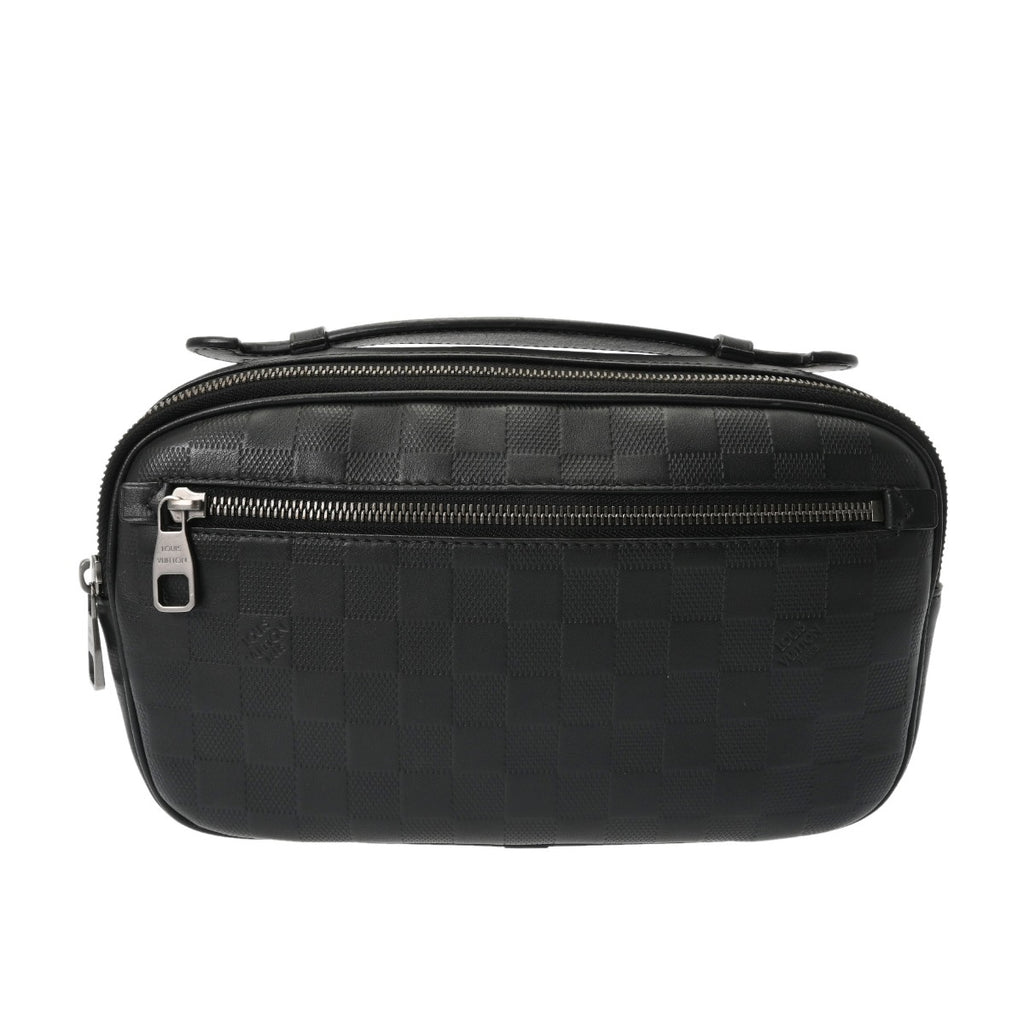 sho86様ルイヴィトン ダミエアンフィニ アンブレール N41288 レザー LOUIS VUITTON ルイヴィトン ダミエアンフィニ アンブレール オニキス