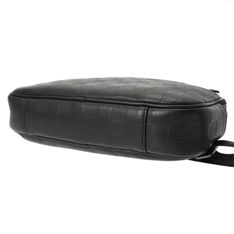 LOUIS VUITTON ルイヴィトン ダミエアンフィニ アンブレール オニキス N41288 メンズ レザー ボディバッグ Bランク 中古 銀蔵