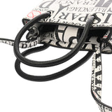 BALENCIAGA バレンシアガ ショッピングフォンホルダー ホワイト/ブラック 593826 レディース レザー ショルダーバッグ ABランク 中古 銀蔵